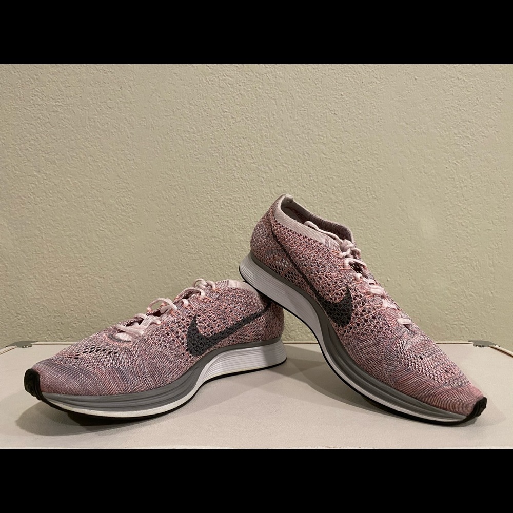 Like New - Nike Flyknit Racers - Pink - Sz 8